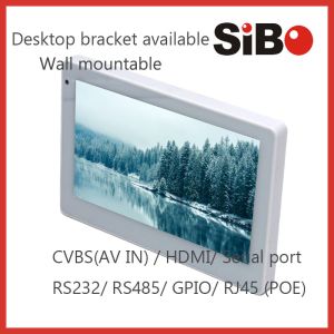 SIBO Android 7" Flush Mounting Tablet PC with RS232 RS485 and GPIO
