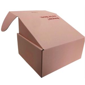 500pcs Recycled Carton Letter Box Color , RoHS PGAA Corrugated Paper Box