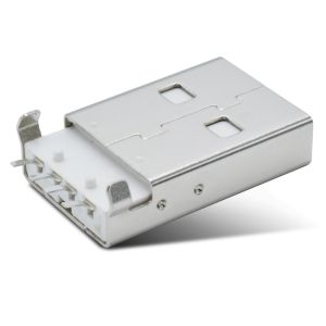 180 SMT Usb Connector Female Type With 10000-15000 Times Durability