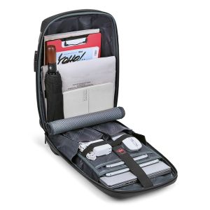 Softback Waterproof Business Backpack With USB Customized Logo