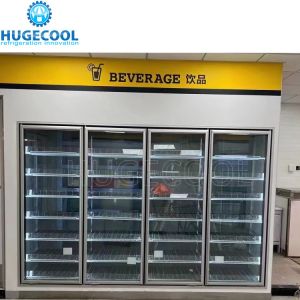 18 Door Commercial Walk in Cooler Room Insulation Glass Door and 32f Temperature