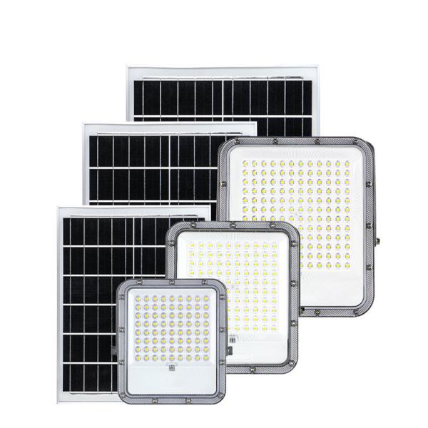 2700K 6500K Solar Powered Flood Lights 100w Big Capacity 3.2V Battery SMD 3030