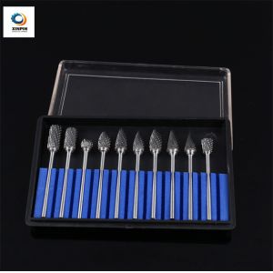 High Hardness Cemented Long Carbide Burr / Tungsten Carbide Rotary Burr