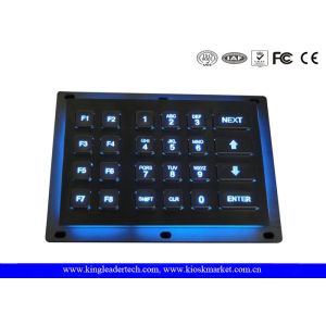 Illuminated Industrial Numeric Keypad Panel Mount With 6x4 Matrix Keys