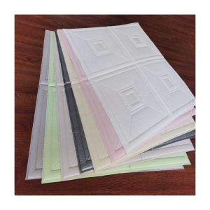 China Modern Design Style Korean XPE Foam Brick Wood Wallpaper 3D Stone Design Foam Sticker Wall Panels for DIY Home Deco on sale