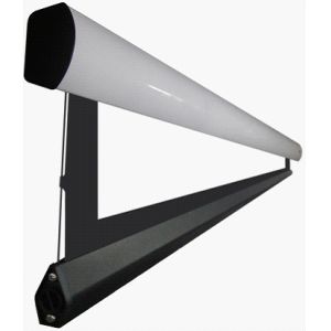 Custom Large Electric Motorized Projector Screen With Aluminum Casing , Remote