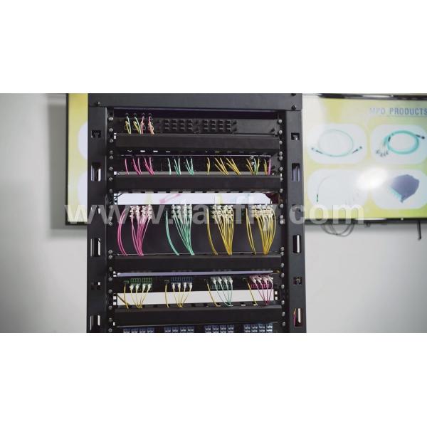 Newly Design High Density MPO Patch Panel and Rack Mount of small in size,