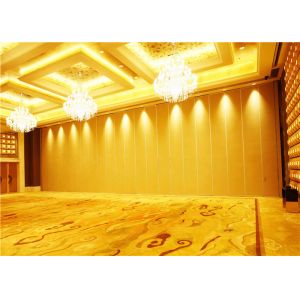 Hotel Movable Partition Wall Construction System Sliding Wall Well Done
