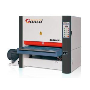 Wholesale 4*8 ft Plywood MDF Particle Board Two Heads Light Duty Wide Belt Polishing Sander BSGR-P13 from china suppliers