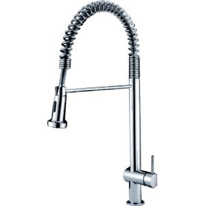 European Single Lever Kitchen Sink Water Faucet Chrome Taps with Single Hole