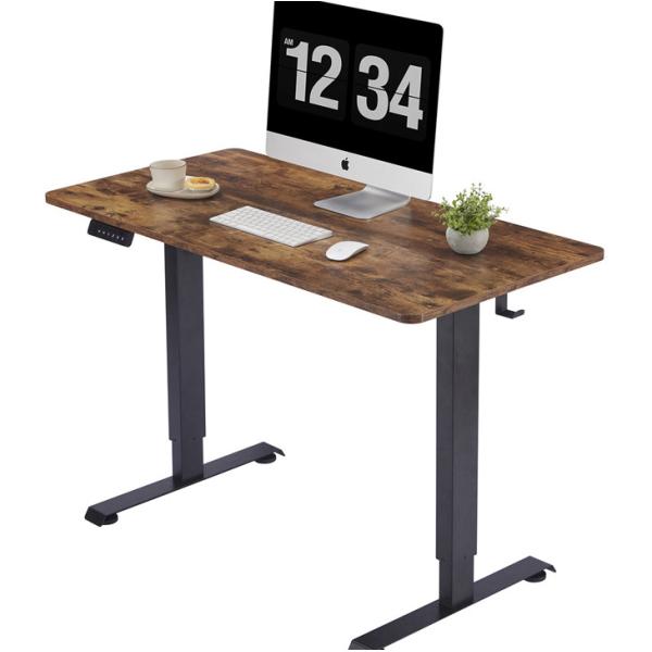 Modern Design Single Motor Electric Height Adjustable Wooden Desk for Student