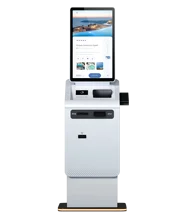 Quality Self Service Kiosk 32 Inch Capacitive Touch Hotel Airport Currency Exchange Self Payment Kiosk for sale