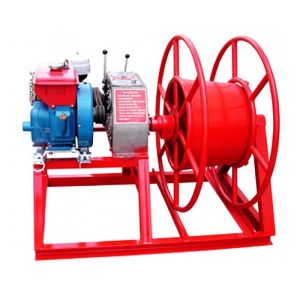 China 3600rpm Speed 5 Ton Power Puller Winch Wire Take Up With GX160 Gasoline Engine on sale