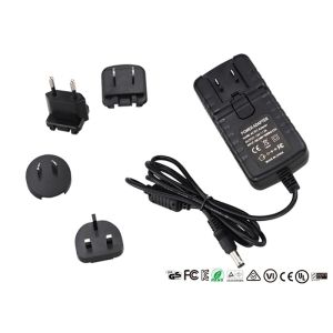 15W Interchangeable Plugs Universal Travel Adapter 15V 1A Switching Adapters