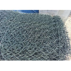 Opening 8*10 PVC Coated Gabion Box Reinforce Gabion Basket For River Bank