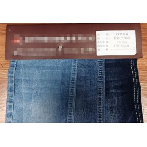 Wholesale Soft Blue Stretchable Jeans Material Solid Pattern Customization 19310-6 from china suppliers
