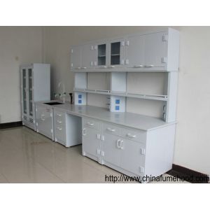 PP Drawer Chemistry Lab Furniture , Epoxy Resin Countertops Science Lab Benches