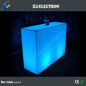 Commercial Luminous LED Bar Counter , Rectangle LED Glow Table Waterproof