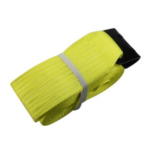 Heavy Duty 16200LB 20ft 27ft 30ft Winch Straps With 4" Tie Down Webbing And Flat