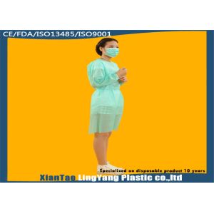 Buy cheap Customized Disposable Protective Gowns , Plastic Isolation Gowns Eco Friendly from wholesalers
