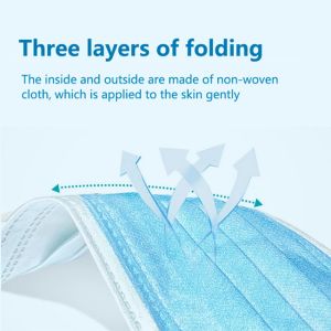 China 30pcs 3 Ply Nonwoven Disposable Medical Face Mask on sale