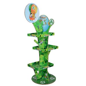 Honeycomb Board Cardboard Display Stand For Promotions And Advertising