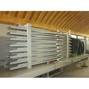 45 # Steel And HRC 58 - 62 K Span Roll Forming Machinery With Vechicle