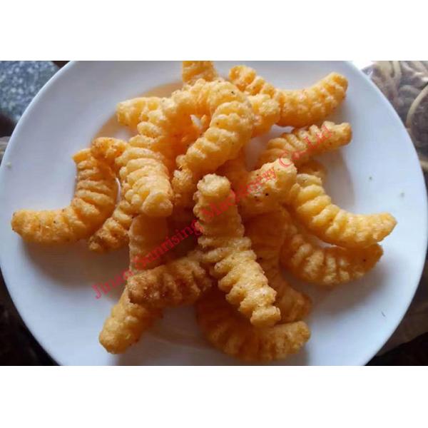 wheat flour frying snacks extruder processing line