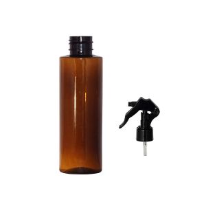 Brown Plastic Cosmetic Spray Bottles With Mini Trigger BPA Free