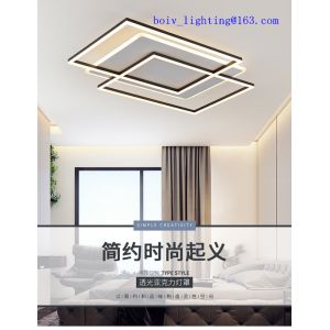 Wholesale Big Recrangle Simple Acrylic Ceiling LED Lightings White Color from china suppliers
