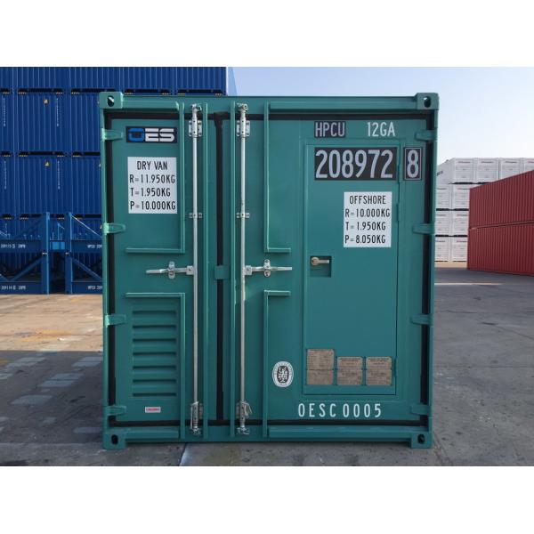 Offshore Small Shipping Containers With Man Door DNV Standard 10 Foot Steel