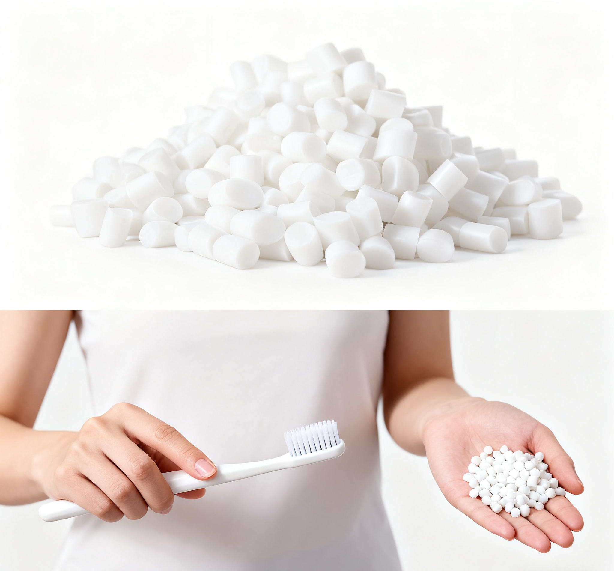 Wholesale Sungallon High Elasticity, Skin-Friendly, Safe &amp; Odor-Free for Adult/Kid Toothbrush Head Production TPE Granule from china suppliers