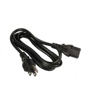 Uk Plug British Standard Aluminum 3 Pin Ac Power Cord 1.2m For Computer