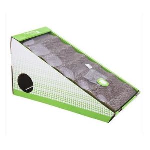 Triangle Cat Scratch Pad Cardboard Double Sided Surface Curve In Bottom