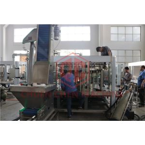 Double Vaccum Plastic Bottle Carbonated Beverage Filler With Counter Pressure