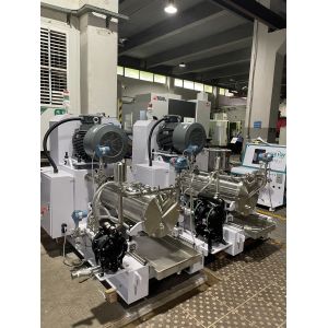 Central Axis Discharge Bead Mill Machine For LFP MLCC Nano Materials