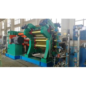 Electric Heating 3 roll calender machine Speed 0-20m/Min And Max Pressure 10MPa