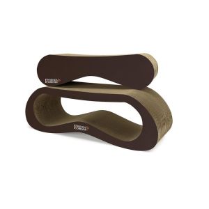 Double Layer Cat Scratch Lounge Full Sizes Condensed Cardboard Wave For Sleeping