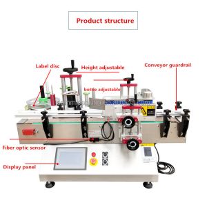 2025 New High Precision Electric Automatic Labeling Machine,Table Type Self