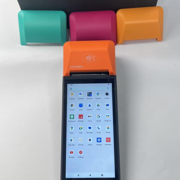Quality Android Handheld POS Machine HD Touchscreen POS Terminal 64GB for sale