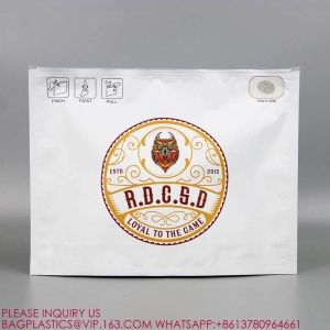 Tamper Evident Pinch And Slide Exit Matte Mylar Bags, Smell Proof, Pouch Exit