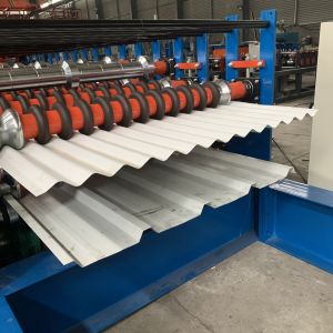 7t 45# Steel Roof Tile Roll Forming Machine Three Layer