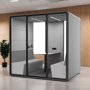 Air Ventilation Soundproof Workspace Booth for Enhanced Privacy and Focus in