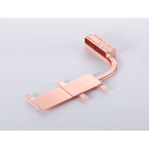 China Epoxy Gluing Bonding Copper Pipe Heat Sink CNC Machining Process For CPU on sale