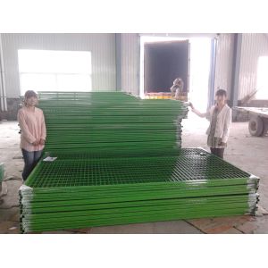 hot sale customization Canada PVC coated temporary fence china