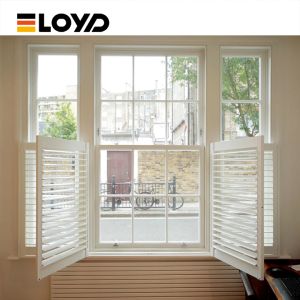 Noise Reduction Double Single Hung Window with Thermal Break Aluminum Frame