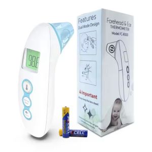 Instant Read No Touch Forehead Thermometer With Fever Alarm 20s Automatic Shut