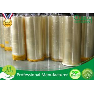 Wholesale Single Side Strong Adhesive Bopp Jumbo Roll Tape For Packing / Slitting from china suppliers