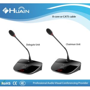 WiFi UHF Discussion Video Wireless Microphone Audio Digital Conference System