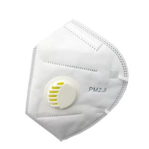 White Grey Valved Dust Mask Anti Pollution Customized Colors And Sizes